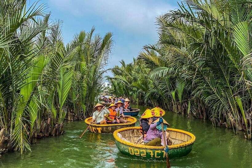 40 Minutes - Basket Boat Ride in the Water Coconut forest - Why a basket boat ride in Cam Thanh is such a good value