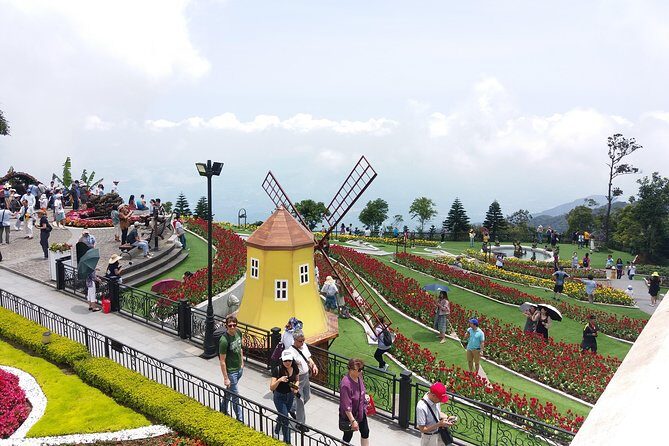 Ba Na Hills - Golden Bridge Group Tour - Lunch buffet value: nearly 50 dishes and one bottled water per person