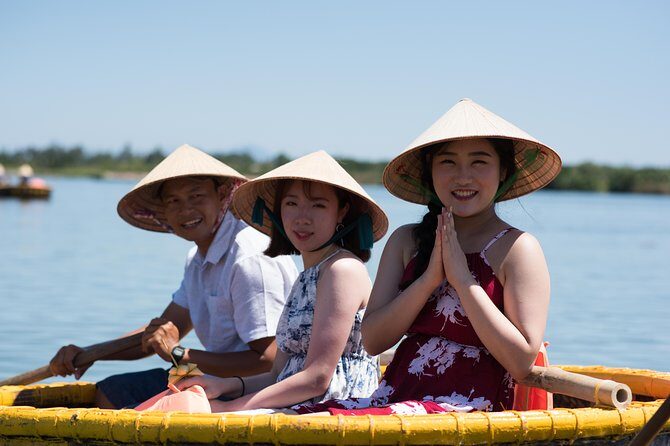 Buffalo riding and Basket Boat Half Day Tour - Bamboo Basket Boats in the Coconut Forest (Plus Crab Fishing and Racing)