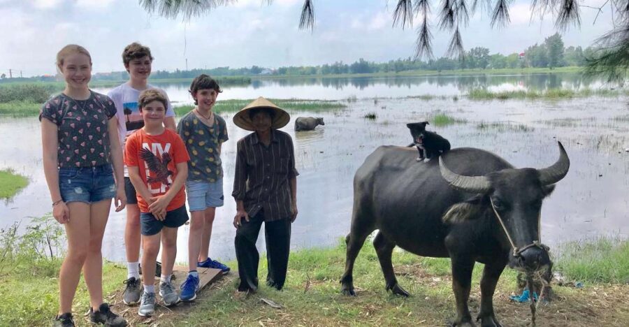 Buffalo Riding, Basket Boat and Cooking Class: Hoian/Da Nang - Basket boats through Cam Thanh’s coconut channels (and the crab challenge)