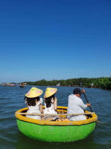 Coconut Basket Boat Ride and Floating Lantern Boat by Night - How the Day Works: Switching From Day Basket Boats to Night Lantern Boats