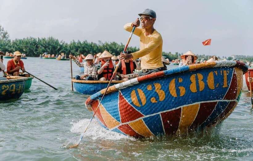 Coconut Boat Hoi An - Coconut Island and the basket boat idea (what you’re really doing)