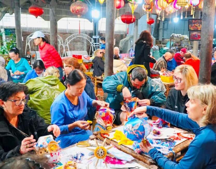Da Nang/Hoi An: Lantern Making Workshop and Basket Boat Ride - Hands-on fishing practices: round nets, cast nets, and crab-catching fun