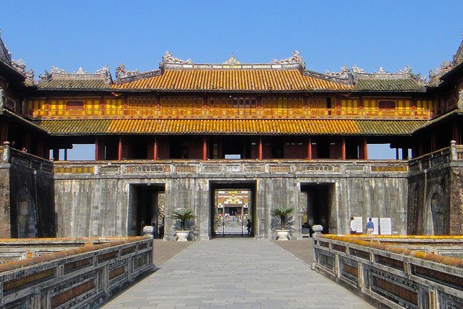 Day trip to Hue- The Imperial City from Hoi An/ Da Nang - Entering Hue Imperial City: the citadel built to face south