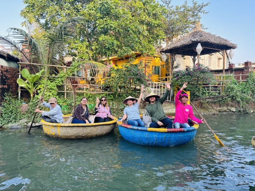 Experience Bamboo Basket Boat on Coconut village w Locals - On-Water Activities: Spinning, Net Throwing, and Crab Catching