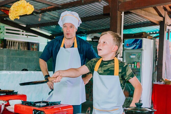 Farming & Cooking Class in Hoi An - Small Group Tour - Cooking class mastery: papaya salad, spring rolls, banh xeo, and clay-pot fish