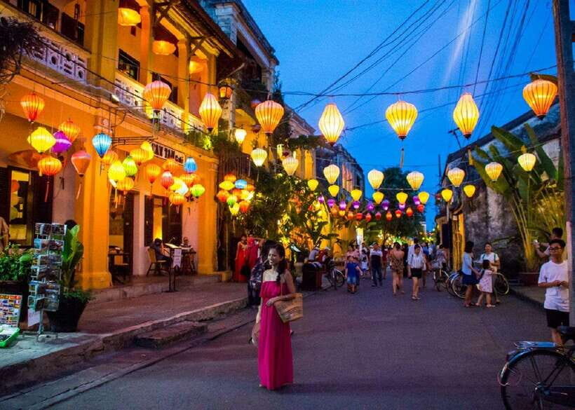 From Da Nang: Hoi An City Tour with Boat Ride and Lantern … - Cam Thanh Coconut Village: rowing a bamboo basket boat without overthinking it
