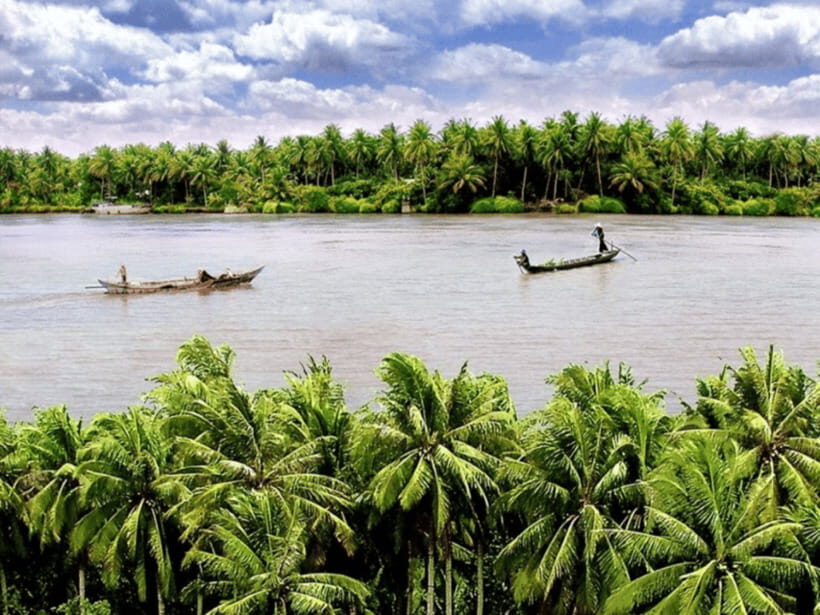 From Ho Chi Minh: My Tho Ben Tre Mekong with Lunch - Sampan ride through coconut canals: short, sweet, and very local