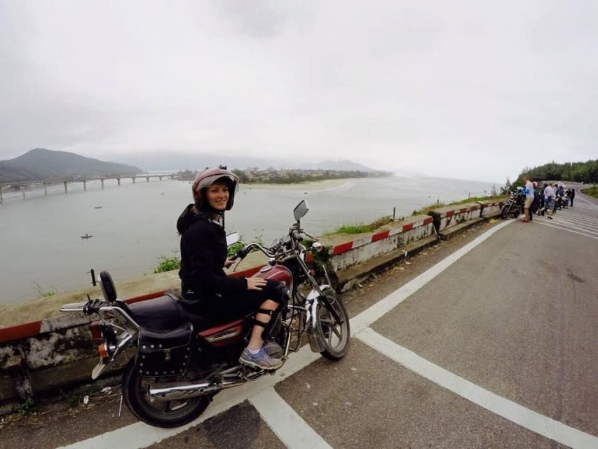 From Hoi An: Explore Hai Van Pass with Motorbike Rider Tour - My Khe beach ride and Marble Mountains at the end of the day