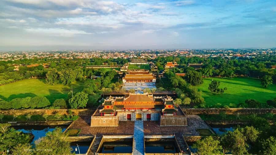 From Hoian & Danang: Hue City Tour with HaiVan Pass - Imperial Citadel in Hue: walking the seats of the Nguyen emperors