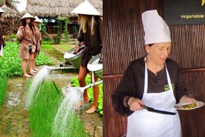 Gardening at Tra Que Vegetable Village and cooking class - If you can’t cycle well, there’s usually a workaround