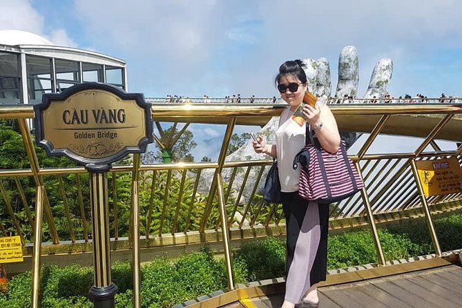GOLDEN BRIDGE & BA NA HILL in Early moring to Avoid Crowds from DA NANG or HOIAN - Cable car to the top: faster than you think, and worth it