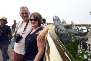 GOLDEN BRIDGE & BA NA HILL via CABLE CAR from DA NANG or HOI AN (Private Tour) - Sun World Ba Na Hills at 1,487m: The “four seasons in one day” effect