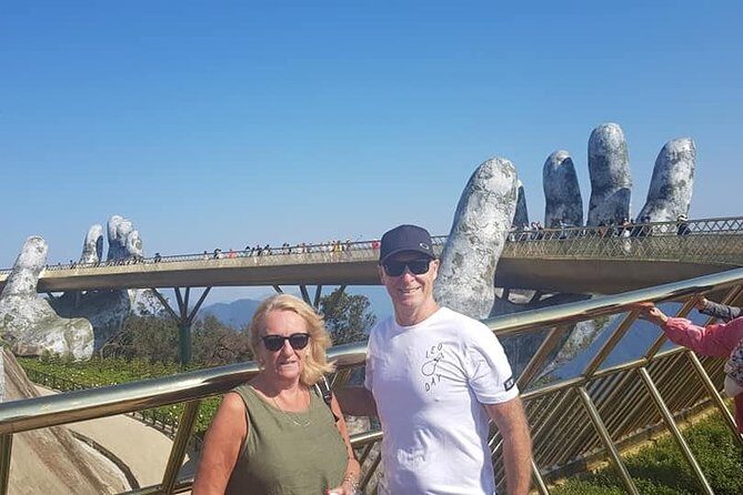 GOLDEN BRIDGE - Early Morning to Avoid Crowds & Take nice Photos - Cable car + Climbing Train + Jardin d’Amour gardens