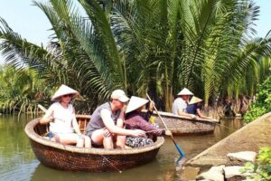 Hoi An Bamboo Basket Boat Ride in Water Coconut Forest - Conical Hats, Two-Person Boats, and Photo-Ready Comfort