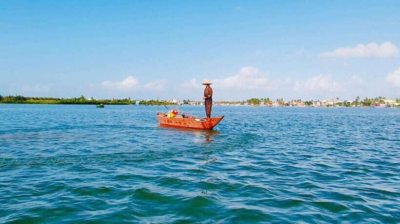 Hoi An : Bamboo Basket Boat Tour and Transfer - Bamboo Basket Boat in Cam Thanh: what you’re really paying for