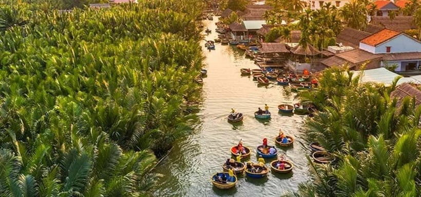 Hoi An: Basket Boat & Discover Cam Thanh Coconut Village - Bamboo basket boats and Cam Thanh coconut waterways