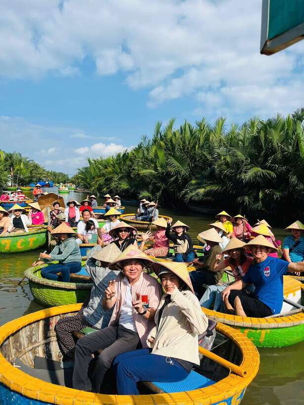 Hoi An: Basket Boat Ride in the BẢY MẪU Coconut Forest - Photo moments in a coconut forest that actually look good