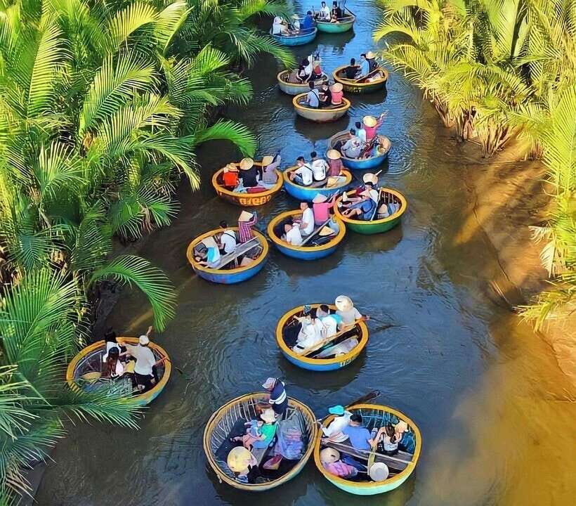 Hoi An: Basket Boat Tour by River Boat and Lantern Release - Basket Boat Through Bảy Mẫu: A Slower Way to See River Life