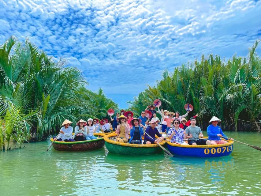 Hoi An : Cam Thanh Basket Boat Riding W Two-way Transfers - Food and dietary needs: vegan adjustments are possible