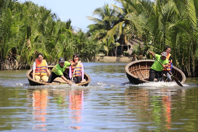 Hoi An Charming: Bamboo Basket, Local Viallage & Cooking Class - Bay Mau coconut forest: making tools and going for crab and mussels