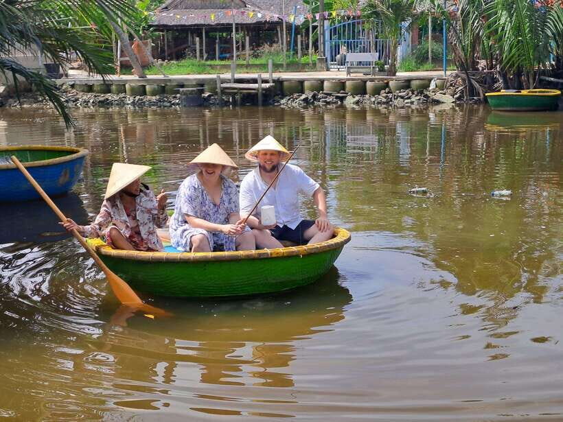 Hoi An City tour -Basket boat ride in the Coconut forest - The Japanese Bridge and Assembly Hall Stops: Great for Architecture, Not Just Photos