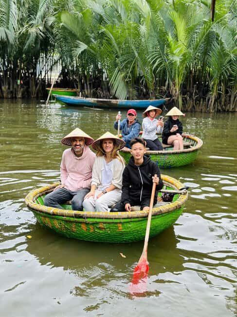 Hoi An: Coconut Basket Boat Ride and Fishing Experience - Group Experience: Private Options and Crowd-Control Feel