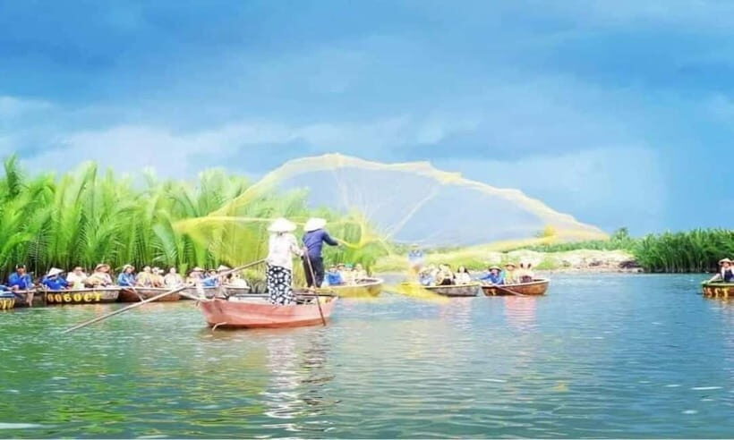 Hoi An: Coconut Basket Boat Ride and Fishing Experience - The Bamboo Basket Boat Ride: Paddling Skills You Actually Use
