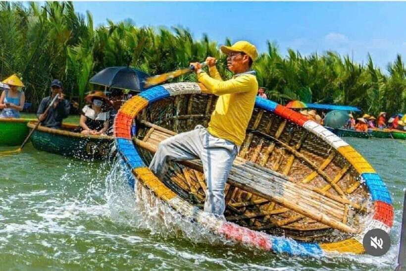 Hoi An: Coconut Basket Boat Ride by Hangcoconut - Spinning Boats, Extra Charges, and How to Keep It Your Choice