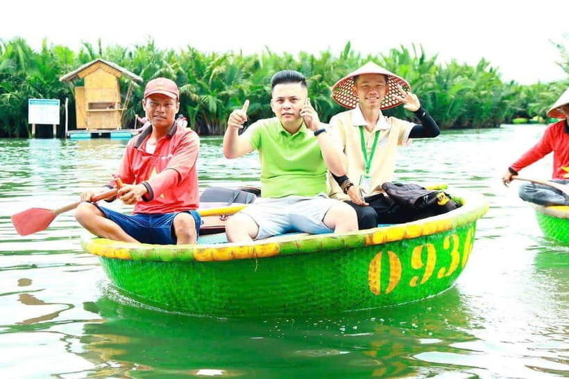 Hoi An: Coconut Basket Boat Ride & Hoi An Memories Live Show - Coconut Forest and Cam Thanh: the basket-boat basics
