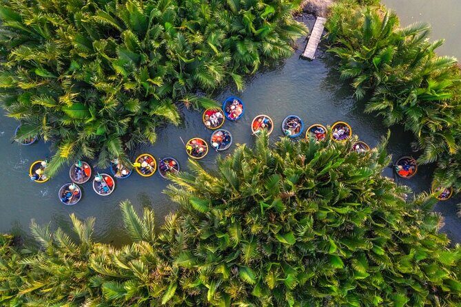 Hoi An: Coconut Basket Boat Ride in the Coconut Forest - The Welcome at Làng Dừa Xanh: Water, Shade, and Quick Orientation