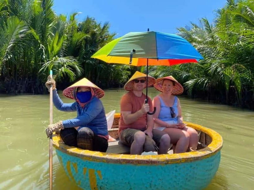 Hoi An Coconut Basket Boat Riding With Two-Way Transfers - Bay Mau Stop: Quick Photos Before You Get Wet (In Fun Ways)
