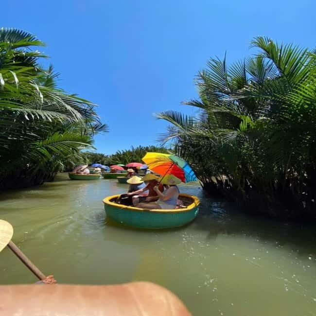 Hoi An Coconut Basket Boat Riding With Two-Way Transfers - Cam Thanh Break Time: Welcome Drink, Walk, and a Real Lunch