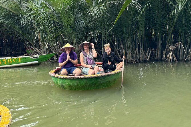 Hoi An countryside cycling Tour,Basket Boat-organic farming-lunch - Basket boat spinning: what it’s like and why people remember it