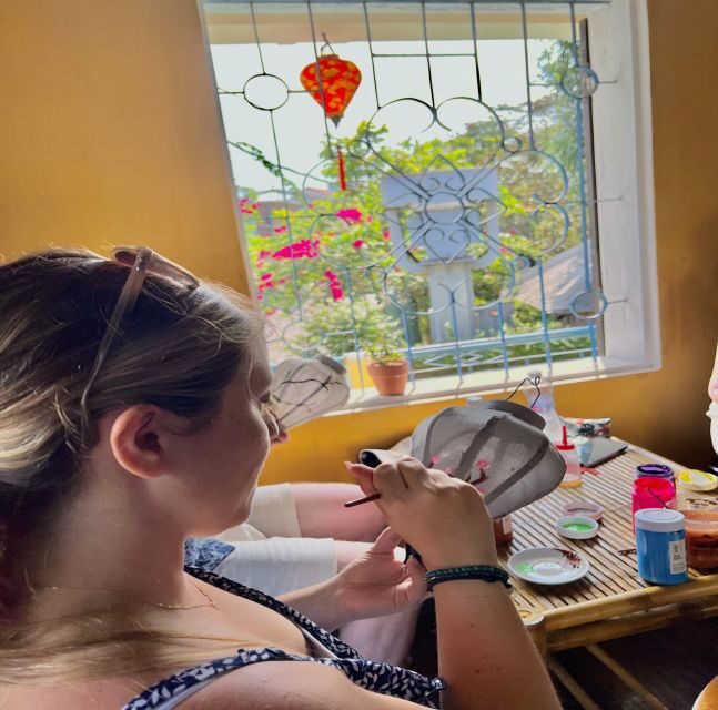 Hoi An: Foldable Lantern Making Class with Acrylic Painting - Fabric selection and placement: the step that shapes your look
