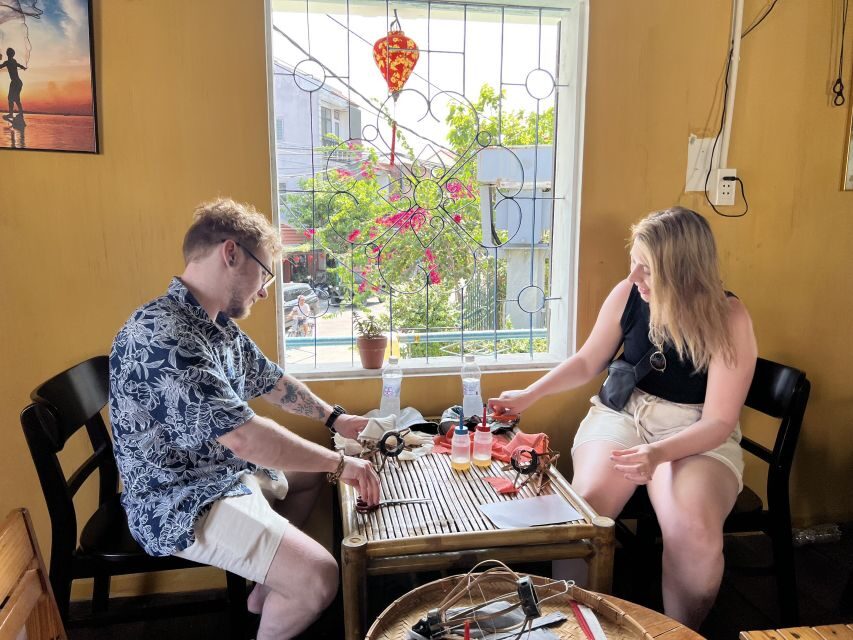 Hoi An: Foldable Lantern Making Class with Acrylic Painting - Acrylic painting with help on brushes and colors