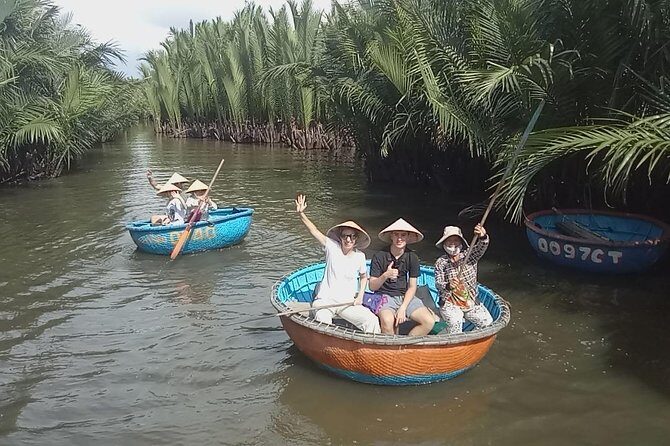 HOI AN Hidden Gems in Rural Villages & River Islands PRIVATE TOUR - Duy Hai high-bridge panoramas over shrimp, fish farms, and nets