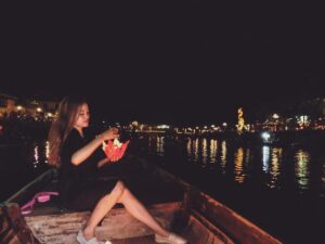 Hoi An: Hoai River Night Boat Trip and Floating Lantern - The Wooden Boat Ride: River Lights, Quiet Motion