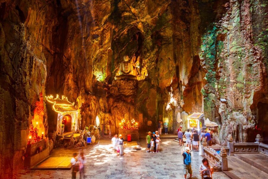 Hoi An: Lady Buddha, Marble Mountains, Coconut & Hoi An Tour - Marble Mountains: caves, pagodas, and religion explained in plain language