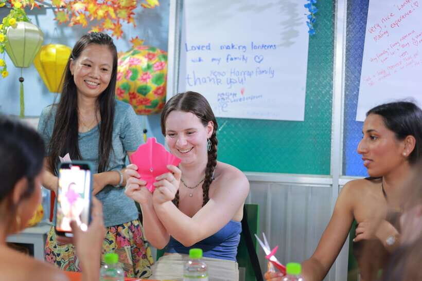 Hoi An : Lantern Boat Ride & Flower Lantern Making Class. - Flower Lantern Workshop: Turning Paper Into a Wish-Carrier