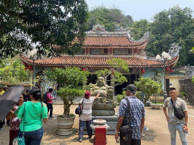 Hoi An: Marble Mountains, Monkey Mountain & My Son Day Tour - Marble Mountains: stairs, caves, pagodas, and the Am Phu Cave