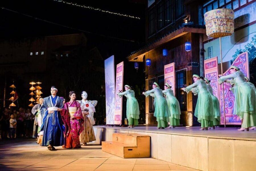 Hoi An: Memories Show and Impression Theme Park Tickets - Lang Viet area: architecture, food-style culture, and Bài Chòi arts