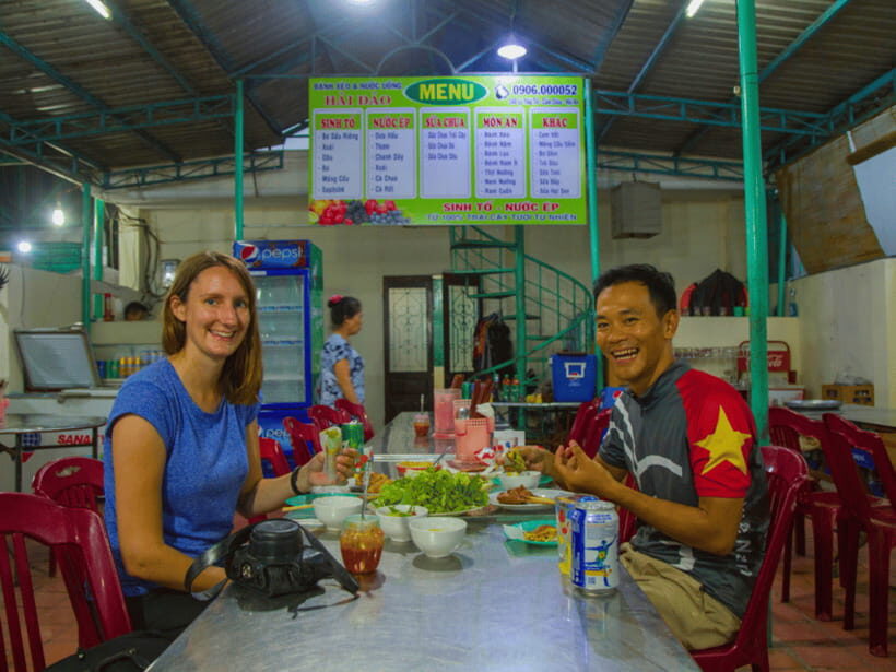 Hoi An: Private Evening Food Tour by Bike - End in the Old Quarter With a Sweet Farewell