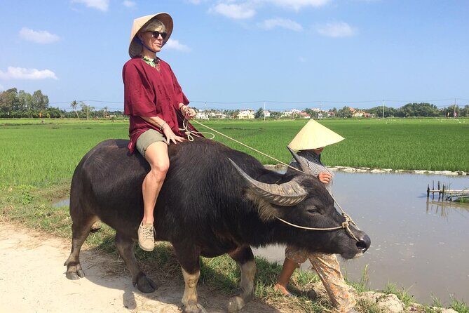 Hoi An Rice Farm Tour and Buffalo Riding with Local Home Meal - Meeting farmers, learning wet-rice basics, and drinking tea in the paddies