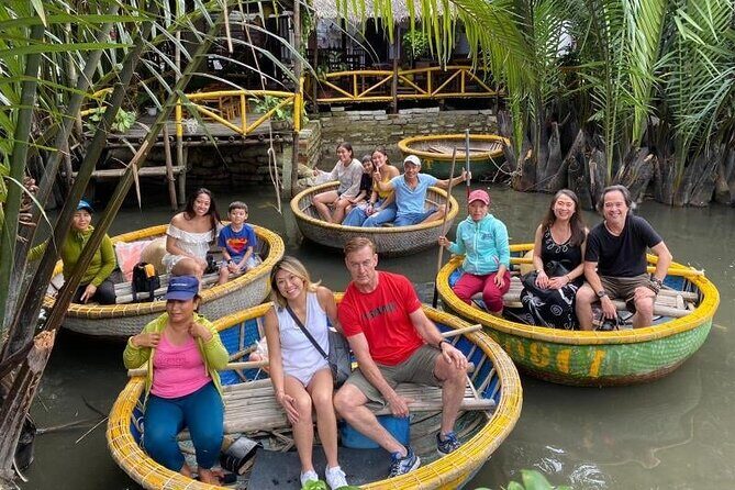 Hoi An Sunrise Fish Market Tour - Cam Thanh coconut forest: basket boats and the real feel of rowing