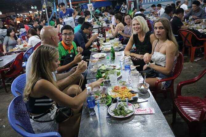 Hoi An Vespa By Night Street Food Tour - Hoi An Ancient Town stop: Banh Can first, then White Rose dumplings
