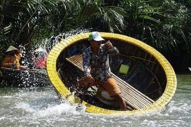 Hoi An Wet Rice Farming Tour Private Round Boat Fishing & Lunch - Stop 1: Cam Thanh wet rice farming with buffalo work and mud fishing