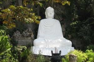 Marble Mountain and Linh Ung Pagoda Half Day from Hoi An/ Da Nang - Linh Ung Pagoda on the Son Tra Peninsula: temple calm after the climb