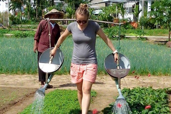 Tra Que Village Cycling And Farming - Rice Paper Making and Gardening Work: The Part That Turns Photos Into Skills
